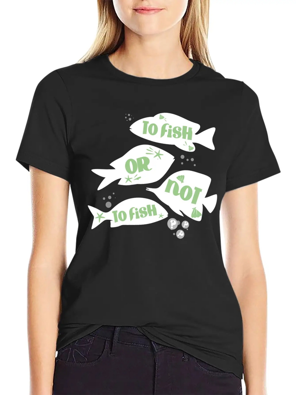 Funny Fishing To Fish Or Not To Fish Quote Unisex Casual T-Shirt – Clean Design For Daily Comfort