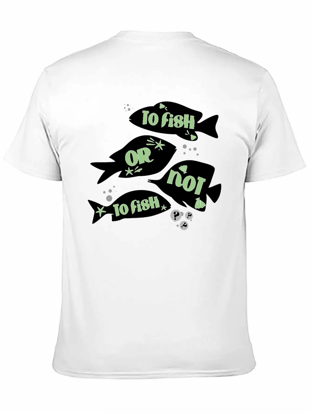 Funny Fishing To Fish Or Not To Fish Quote Unisex Casual T-Shirt – Clean Design For Daily Comfort