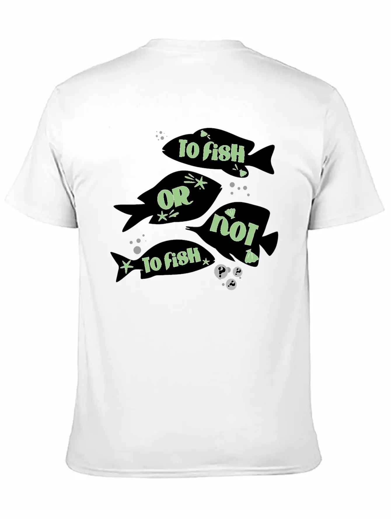 Funny Fishing To Fish Or Not To Fish Quote Unisex Casual T-Shirt – Clean Design For Daily Comfort