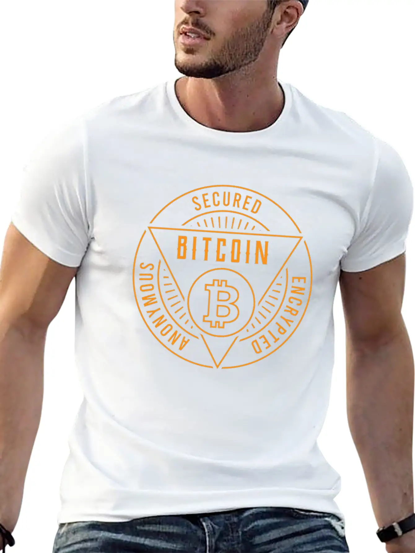 Funny Gift Bitcoin Crypto JUST Shirt Unisex Short Sleeve Soft Cotton T-Shirt – Casual Everyday Wear
