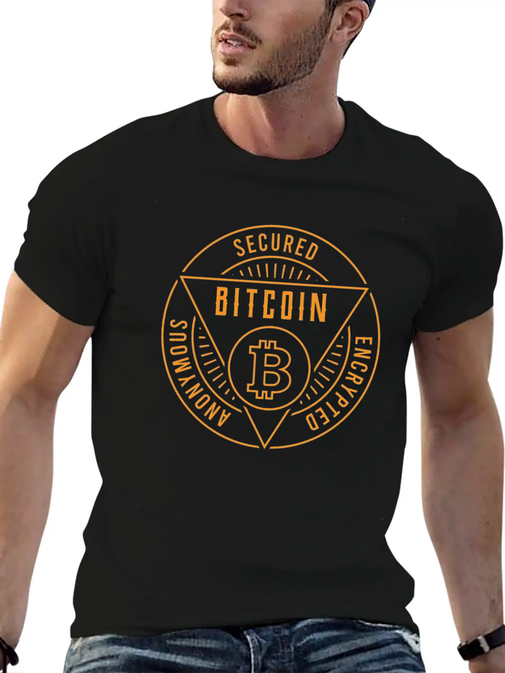 Funny Gift Bitcoin Crypto JUST Shirt Unisex Short Sleeve Soft Cotton T-Shirt – Casual Everyday Wear