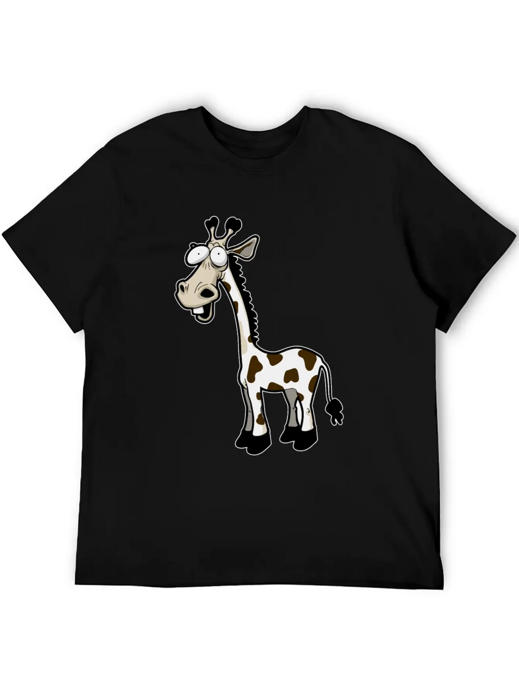 Funny Giraffe Drawn Giraffe Unisex Casual T-Shirt – Clean Design For Daily Comfort