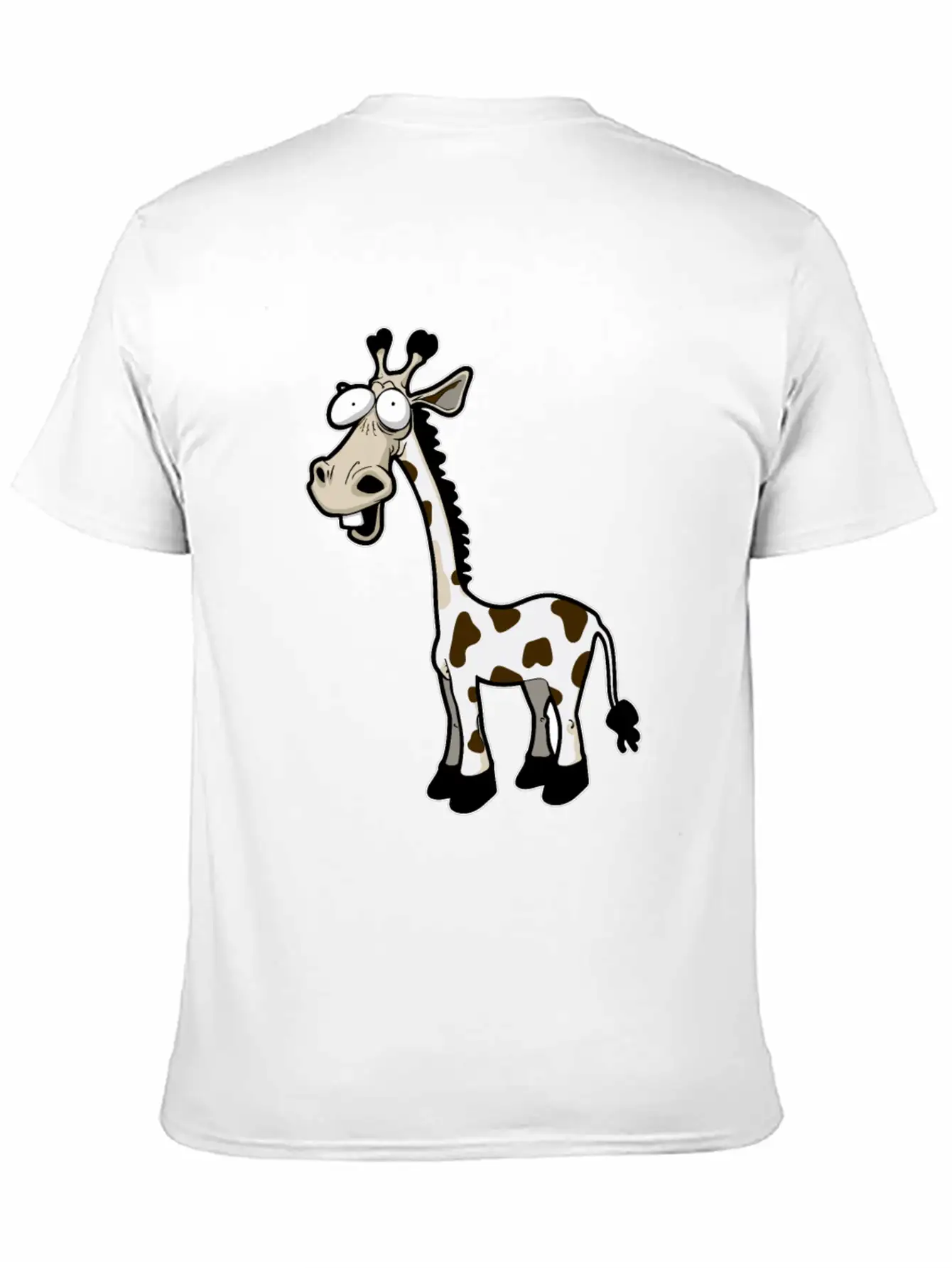 Funny Giraffe Drawn Giraffe Unisex Casual T-Shirt – Clean Design For Daily Comfort
