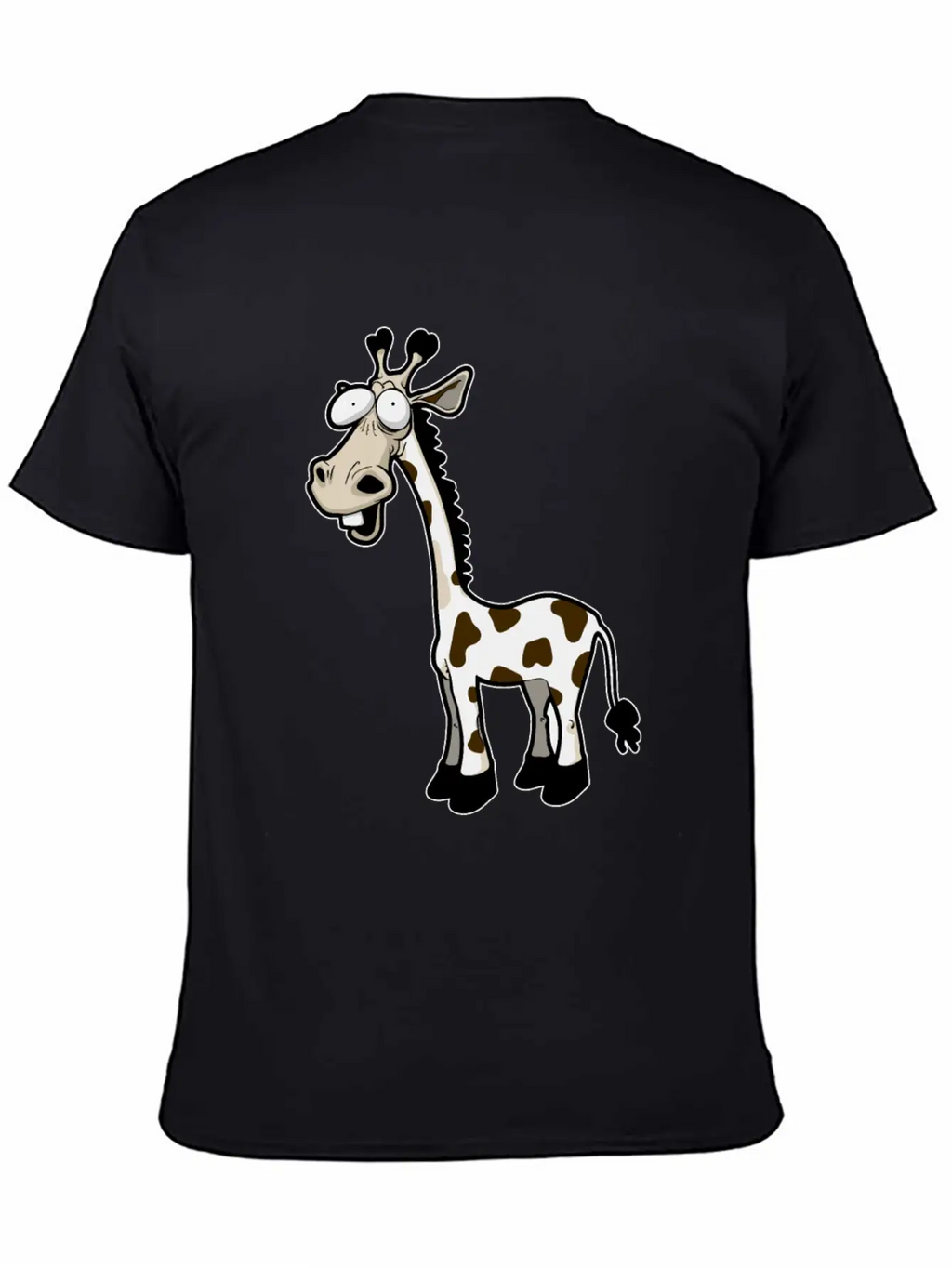 Funny Giraffe Drawn Giraffe Unisex Casual T-Shirt – Clean Design For Daily Comfort