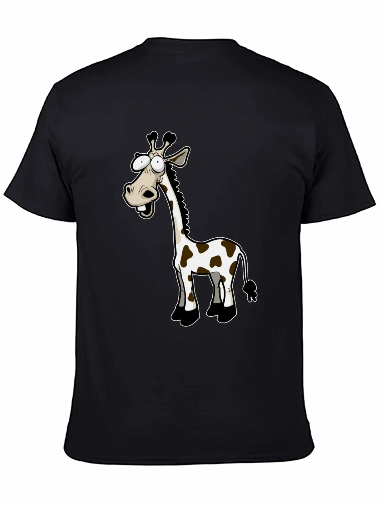 Funny Giraffe Drawn Giraffe Unisex Casual T-Shirt – Clean Design For Daily Comfort