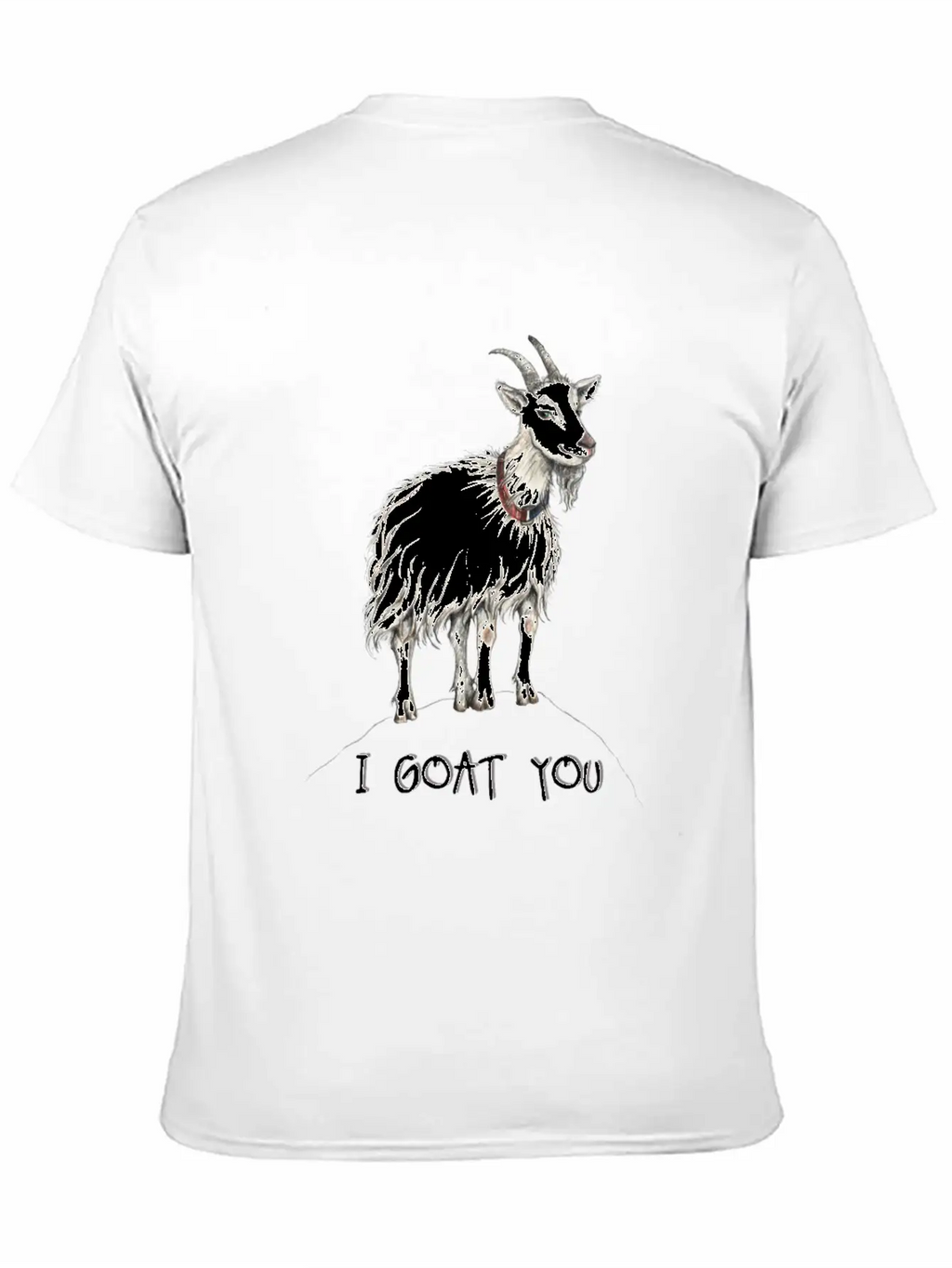 Funny Goat Illustration :: I Got You - I Goat You Unisex Casual T-Shirt – Clean Design For Daily Comfort