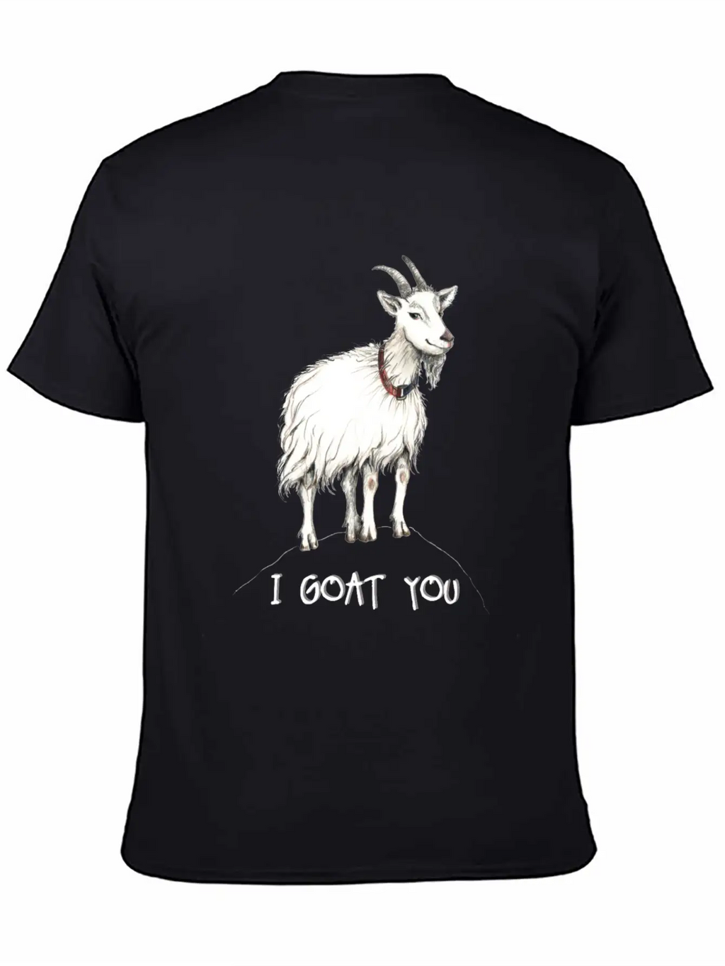 Funny Goat Illustration :: I Got You - I Goat You Unisex Casual T-Shirt – Clean Design For Daily Comfort