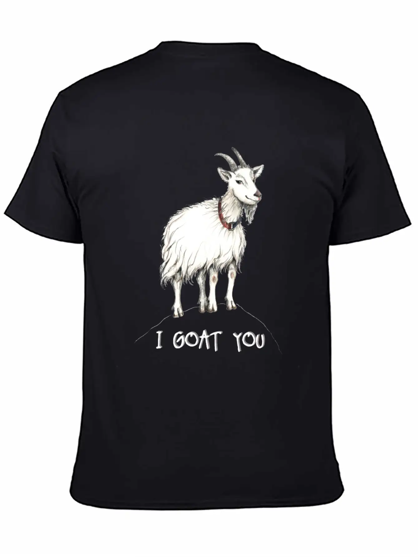 Funny Goat Illustration :: I Got You - I Goat You Unisex Casual T-Shirt – Clean Design For Daily Comfort