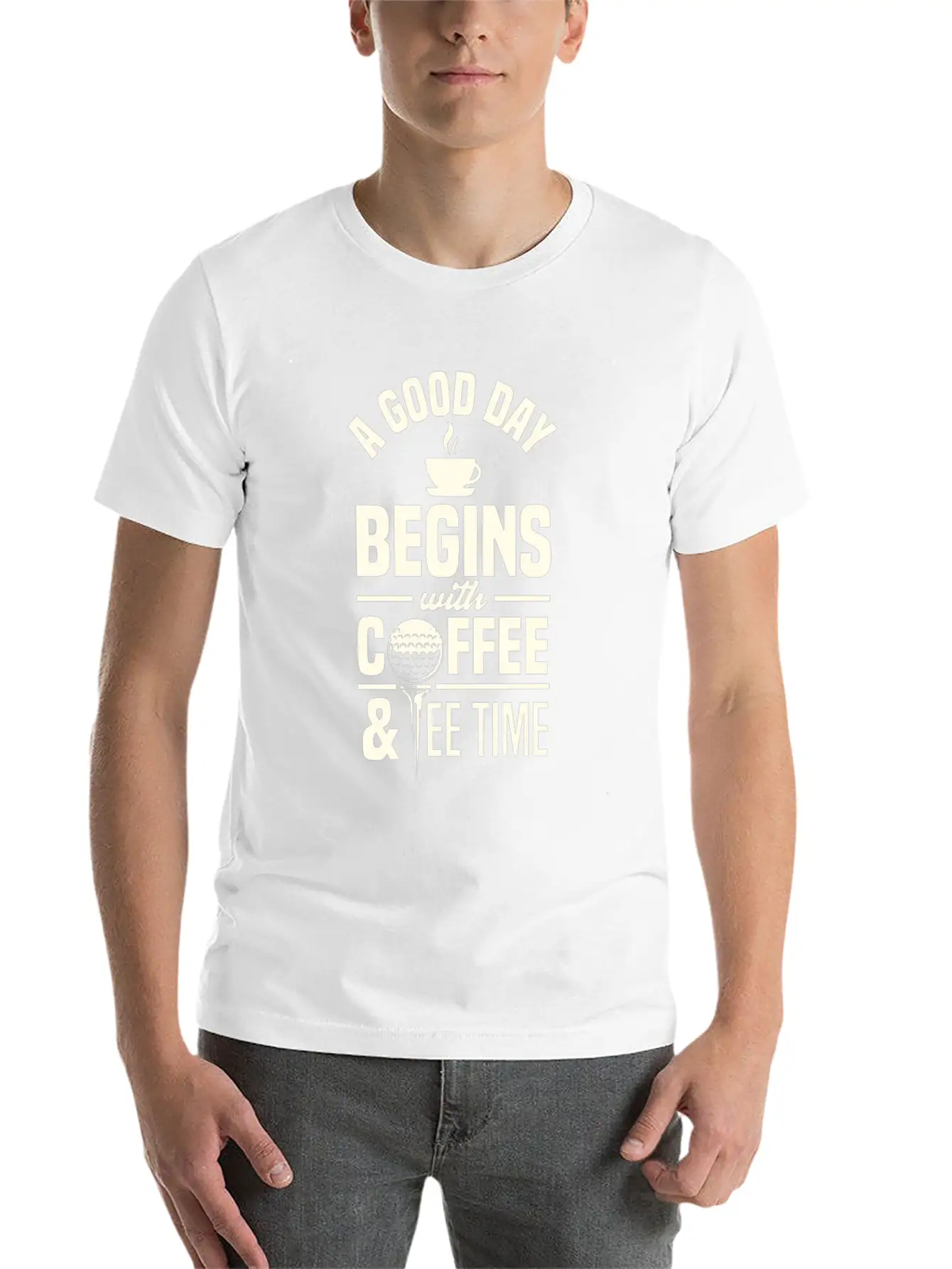 Funny Golf Golfer Golfing Gift Stylish Everyday T-Shirt – Unisex Basic Cotton Tee
