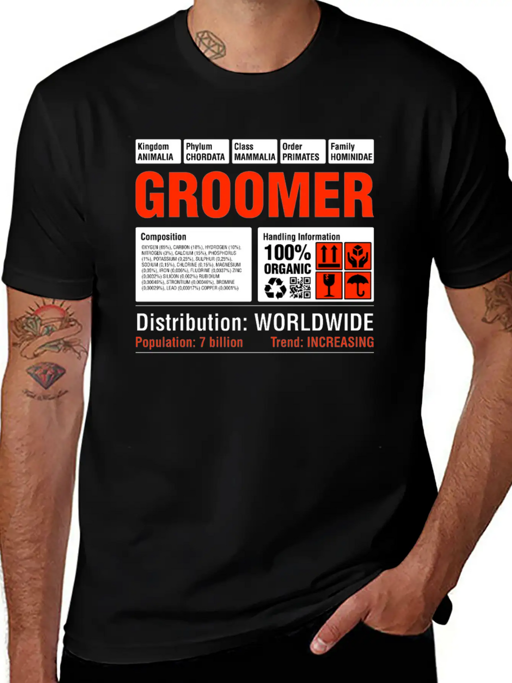 Funny Groomer T-Shirt Unisex Casual T-Shirt – Clean Design For Daily Comfort