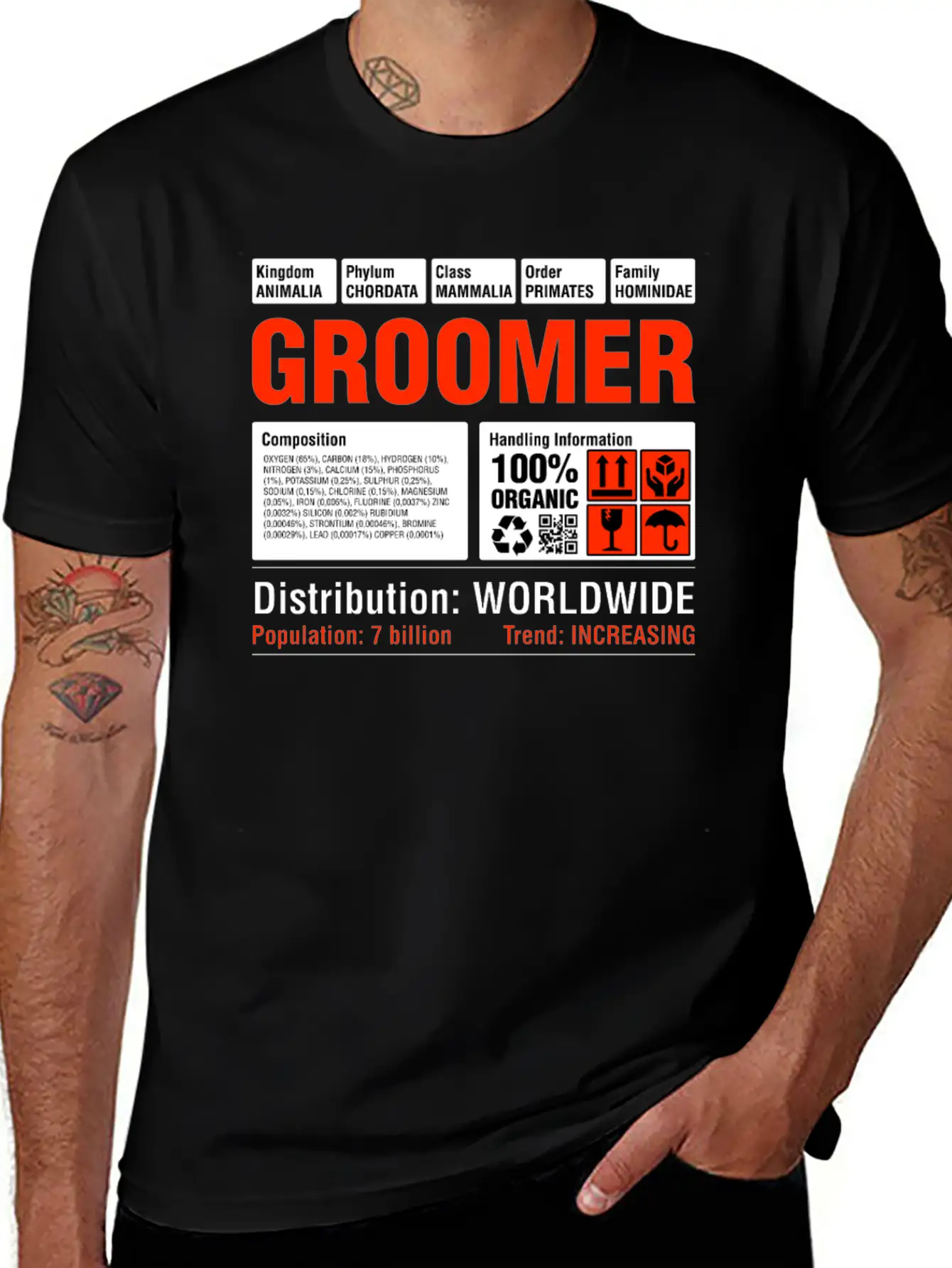 Funny Groomer T-Shirt Unisex Casual T-Shirt – Clean Design For Daily Comfort