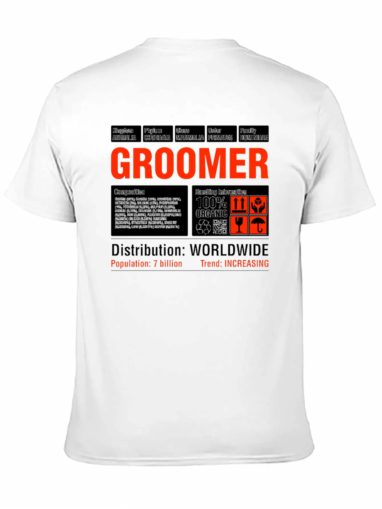 Funny Groomer T-Shirt Unisex Casual T-Shirt – Clean Design For Daily Comfort