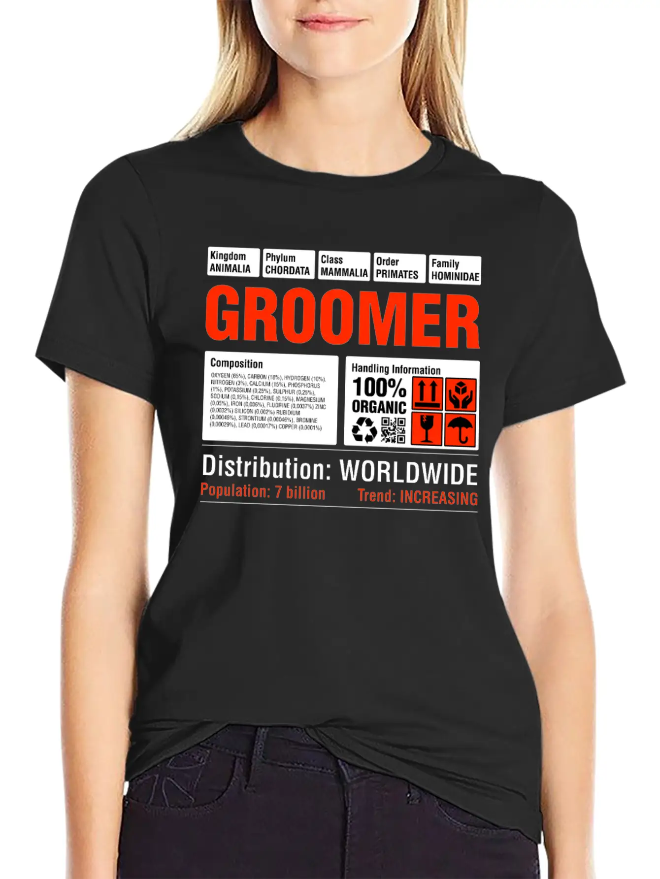 Funny Groomer T-Shirt Unisex Casual T-Shirt – Clean Design For Daily Comfort
