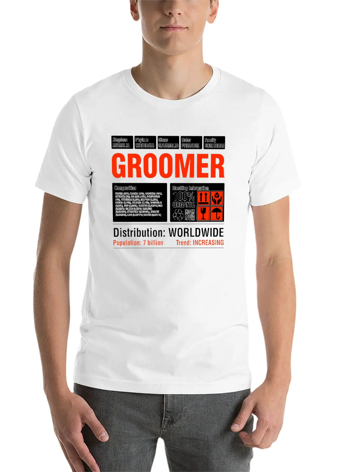 Funny Groomer T-Shirt Unisex Casual T-Shirt – Clean Design For Daily Comfort