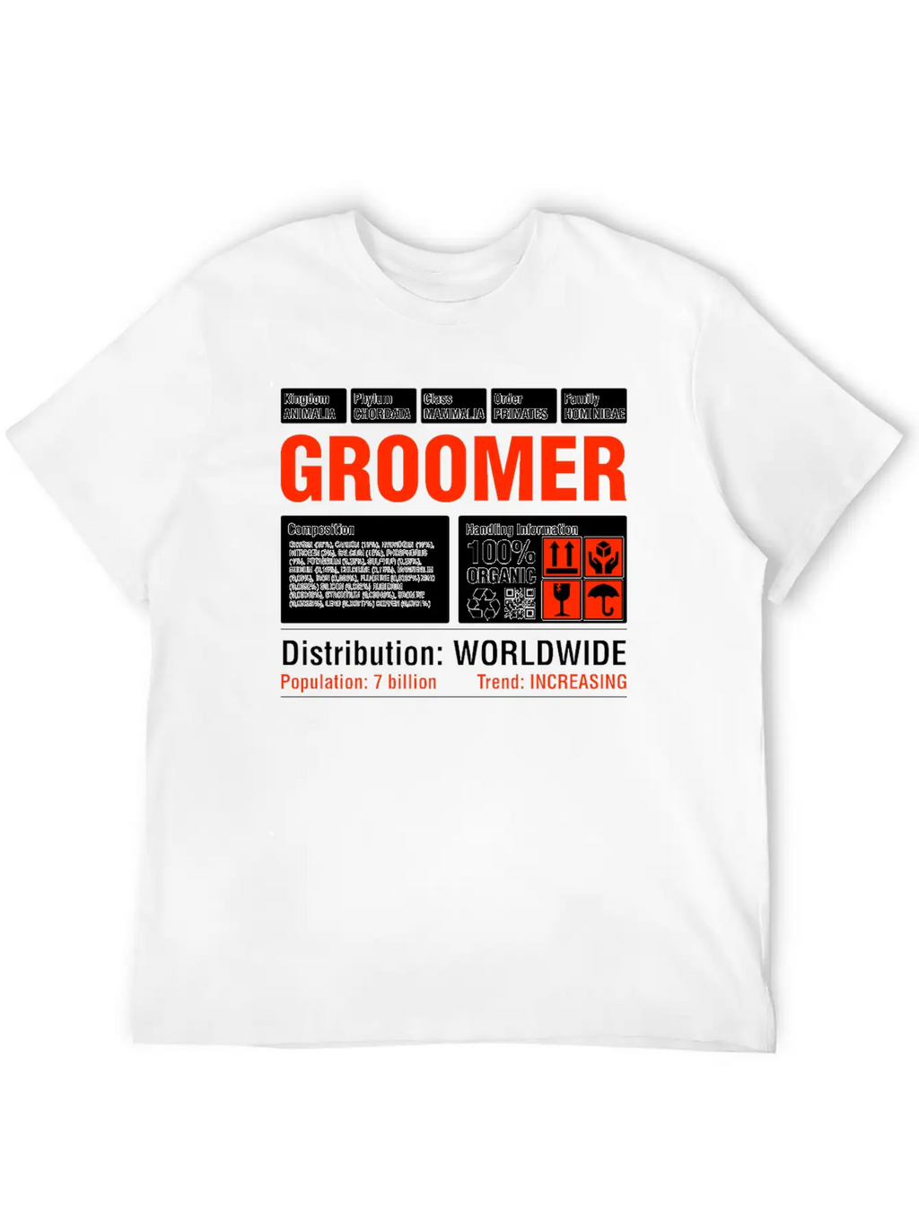 Funny Groomer T-Shirt Unisex Casual T-Shirt – Clean Design For Daily Comfort