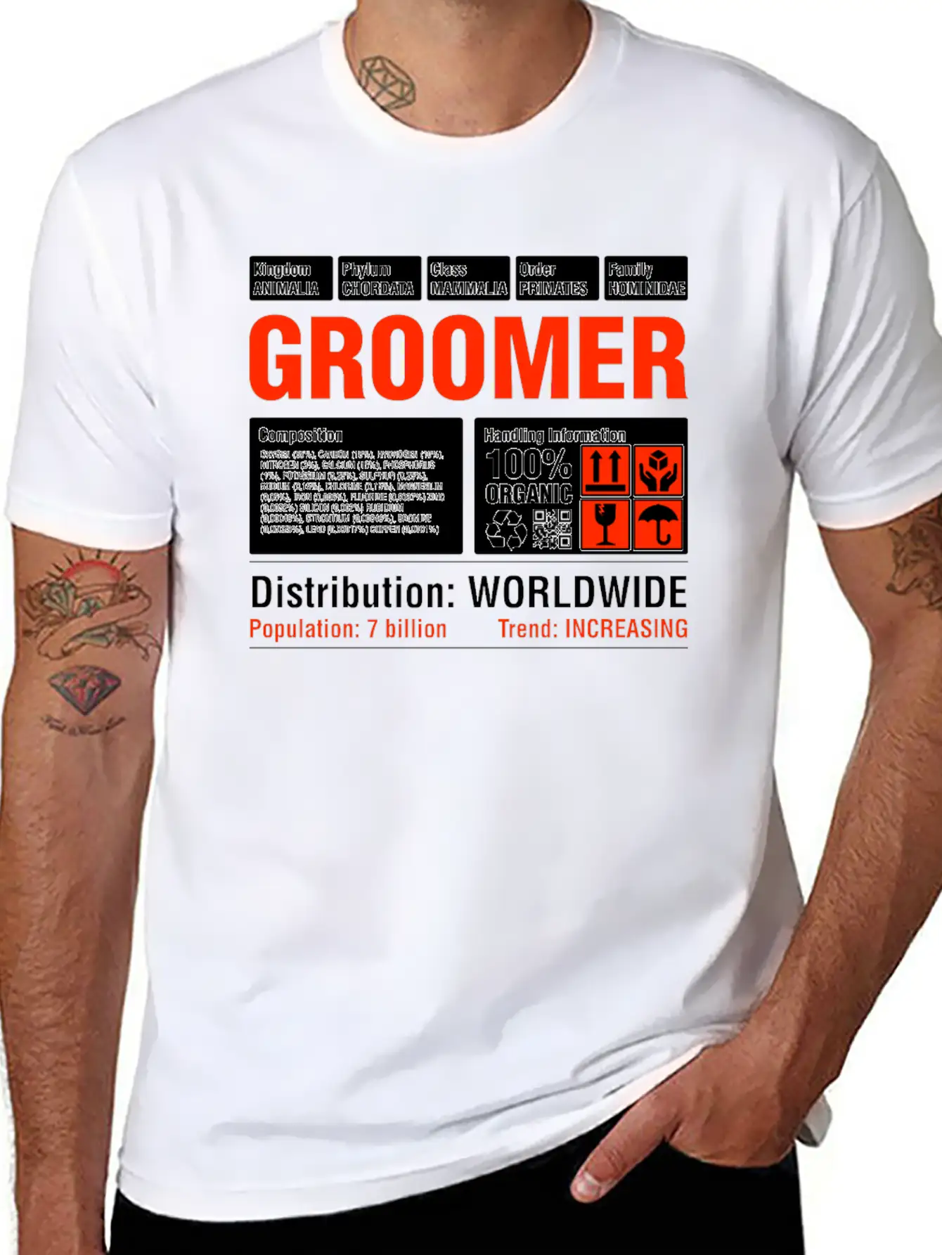 Funny Groomer T-Shirt Unisex Casual T-Shirt – Clean Design For Daily Comfort