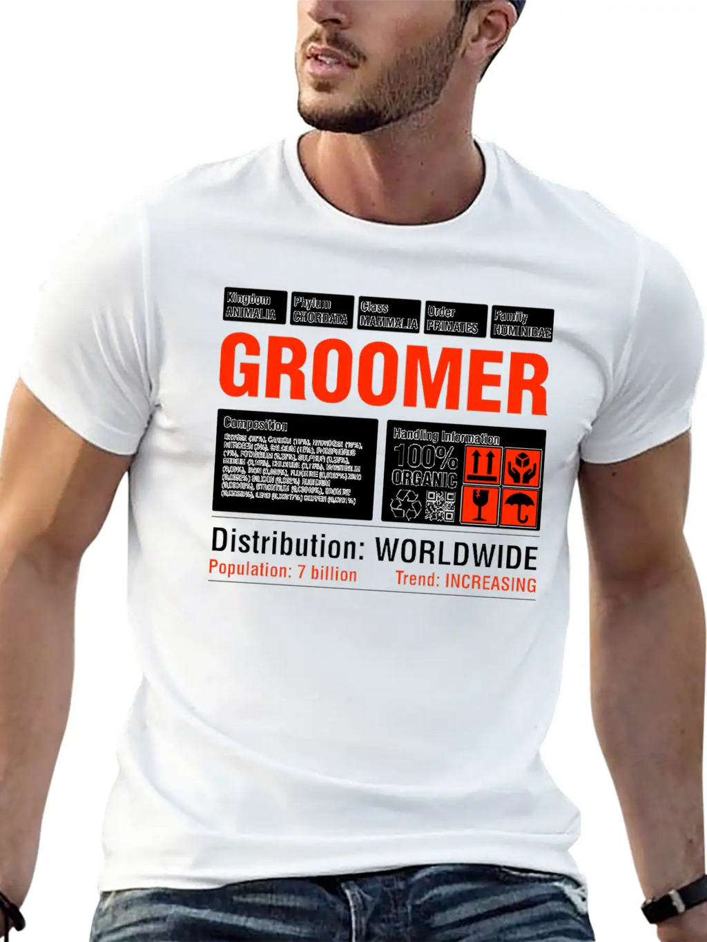 Funny Groomer T-Shirt Unisex Casual T-Shirt – Clean Design For Daily Comfort