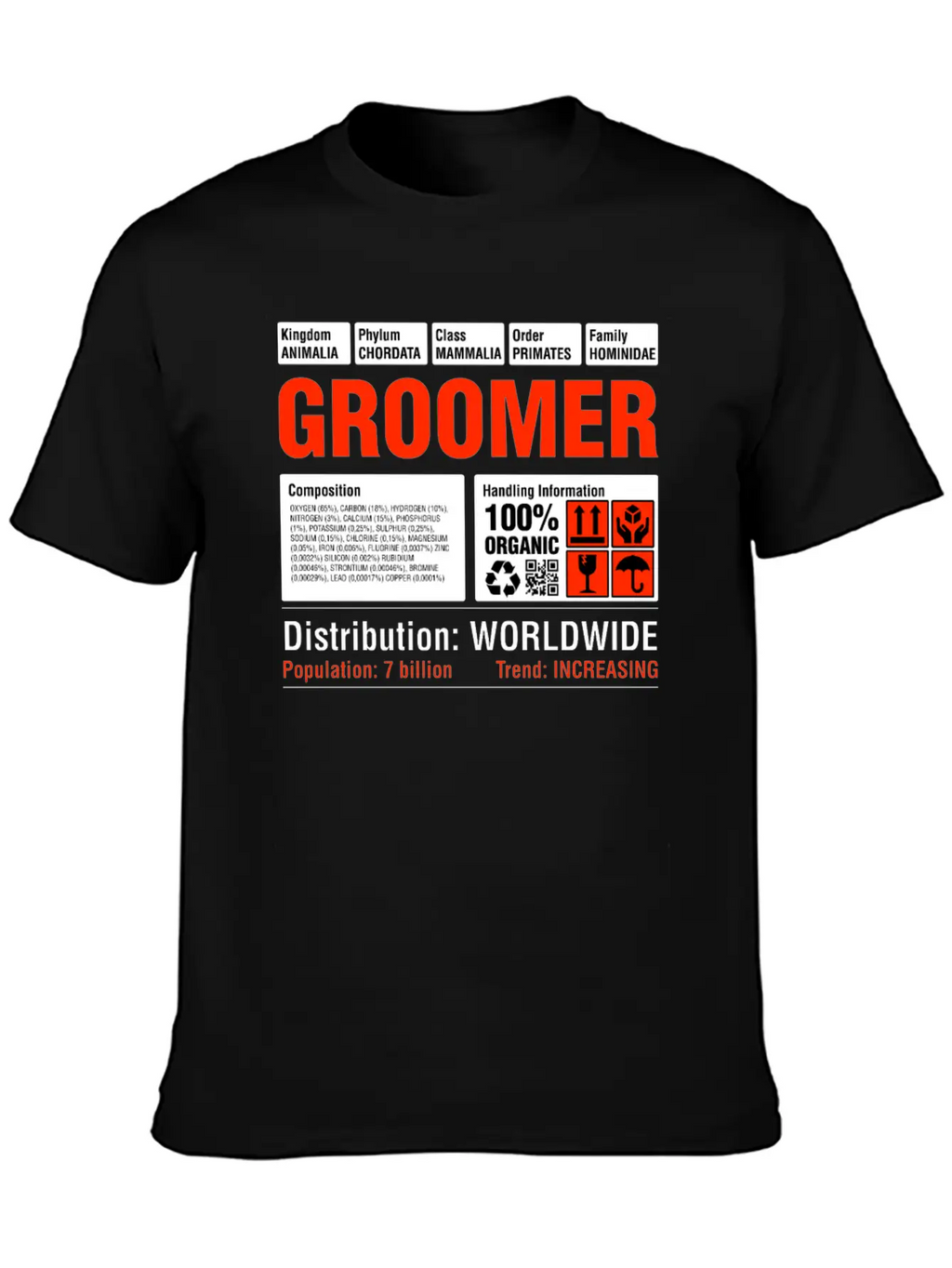 Funny Groomer T-Shirt Unisex Casual T-Shirt – Clean Design For Daily Comfort