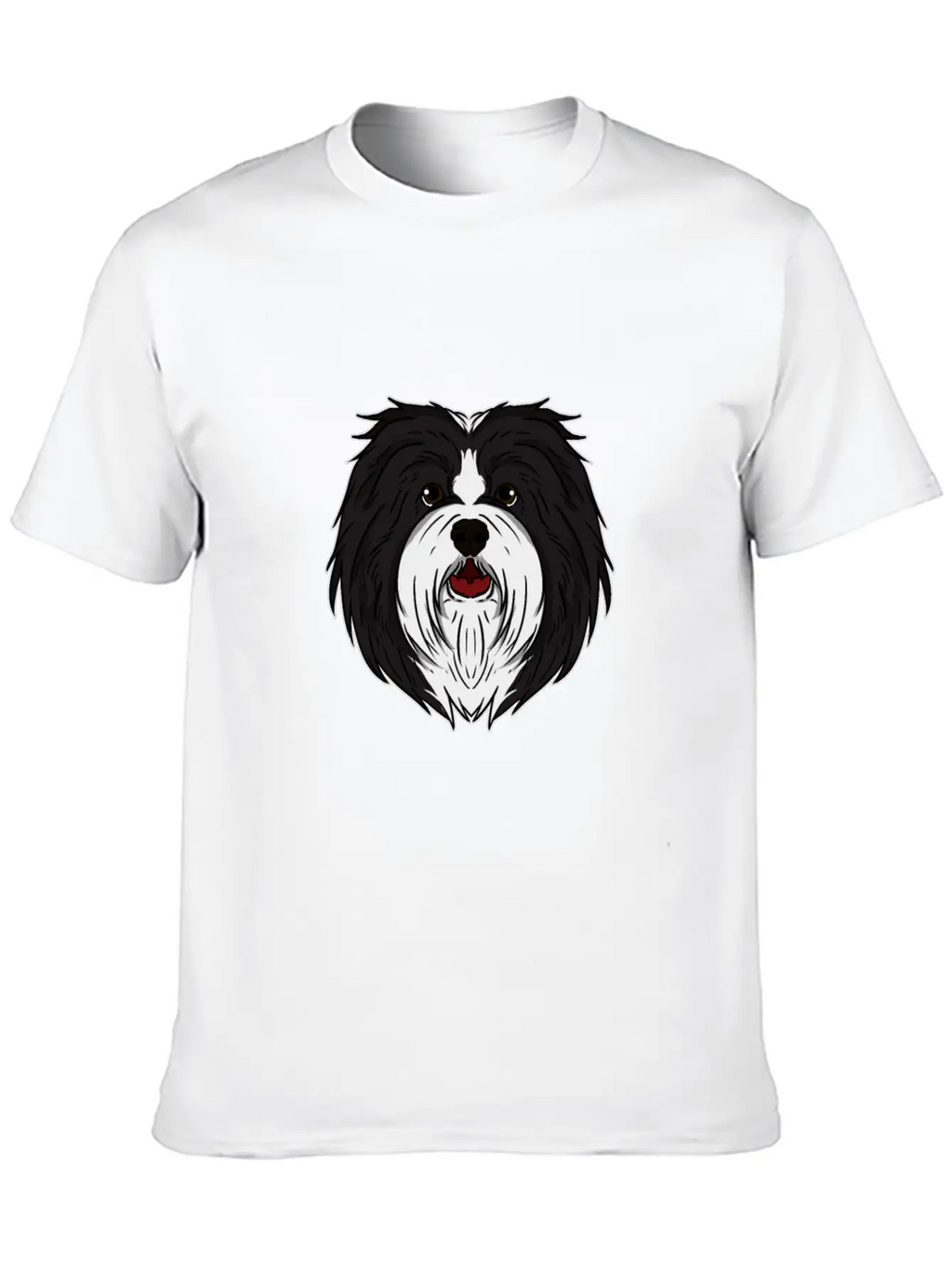 Funny Havanese Dog Head Dog Gift Unisex Casual T-Shirt – Clean Design For Daily Comfort