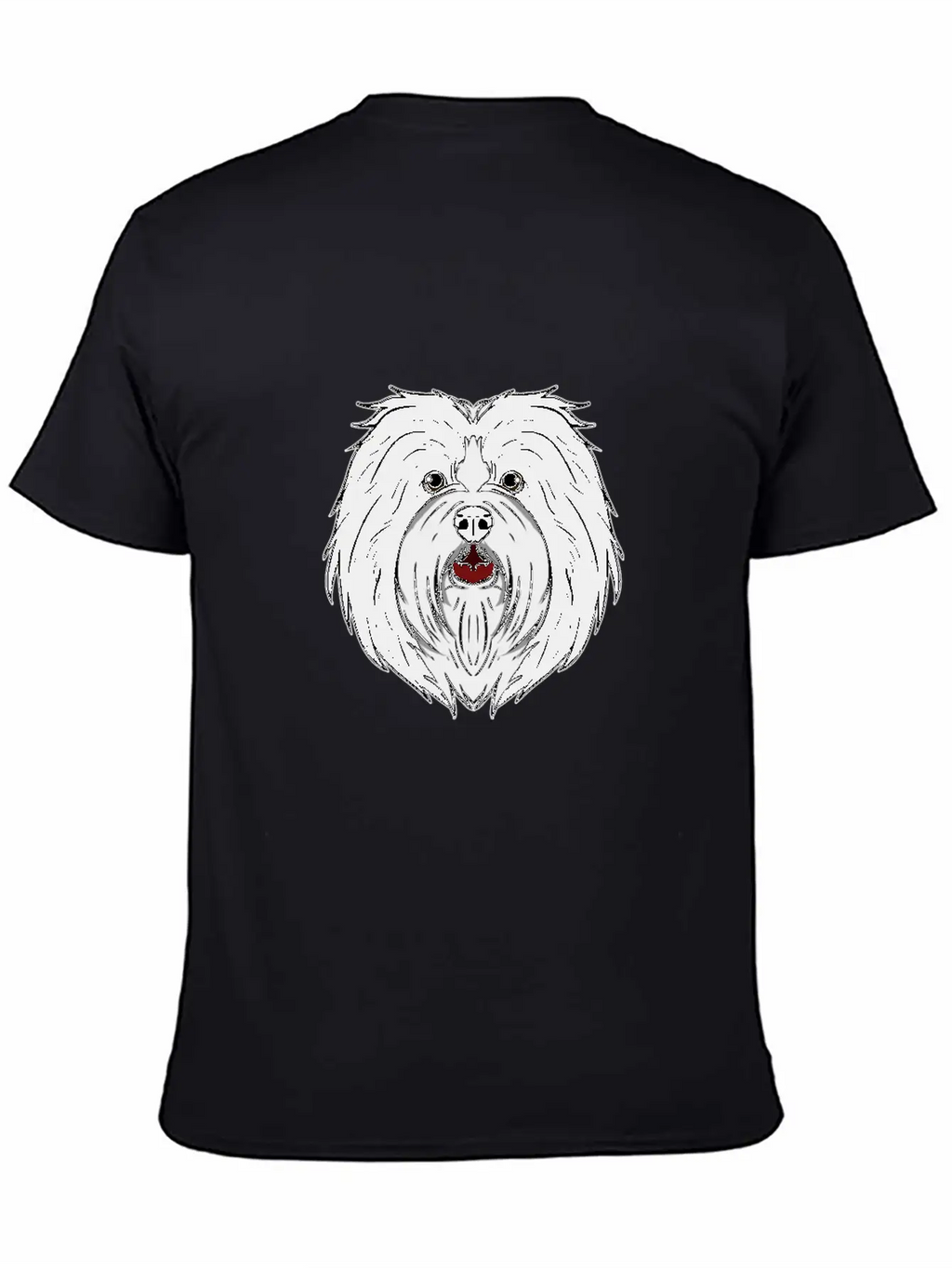 Funny Havanese Dog Head Dog Gift Unisex Casual T-Shirt – Clean Design For Daily Comfort