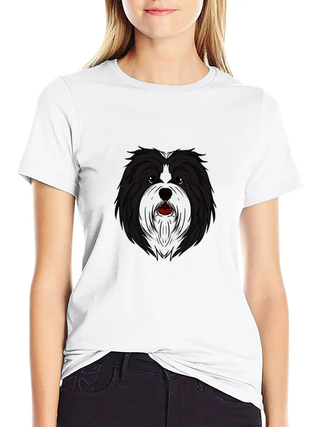 Funny Havanese Dog Head Dog Gift Unisex Casual T-Shirt – Clean Design For Daily Comfort