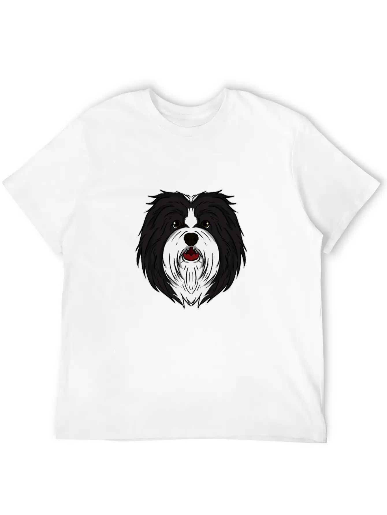 Funny Havanese Dog Head Dog Gift Unisex Casual T-Shirt – Clean Design For Daily Comfort