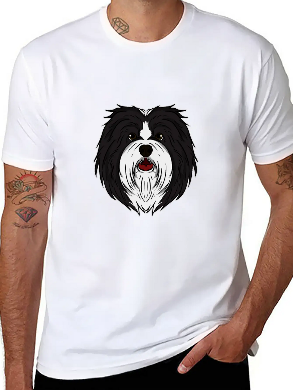 Funny Havanese Dog Head Dog Gift Unisex Casual T-Shirt – Clean Design For Daily Comfort