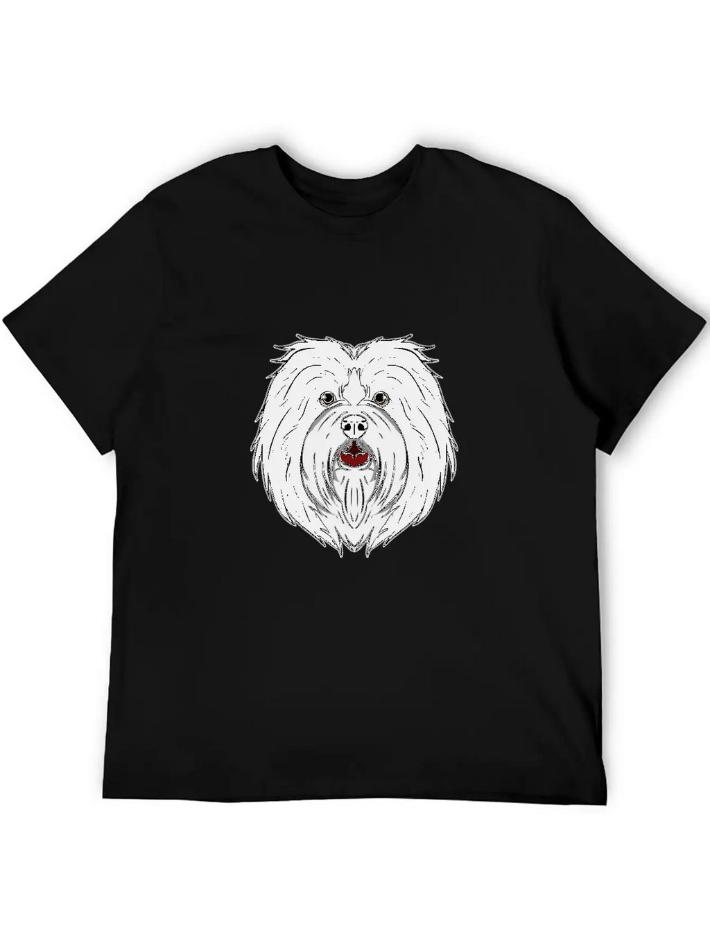 Funny Havanese Dog Head Dog Gift Unisex Casual T-Shirt – Clean Design For Daily Comfort