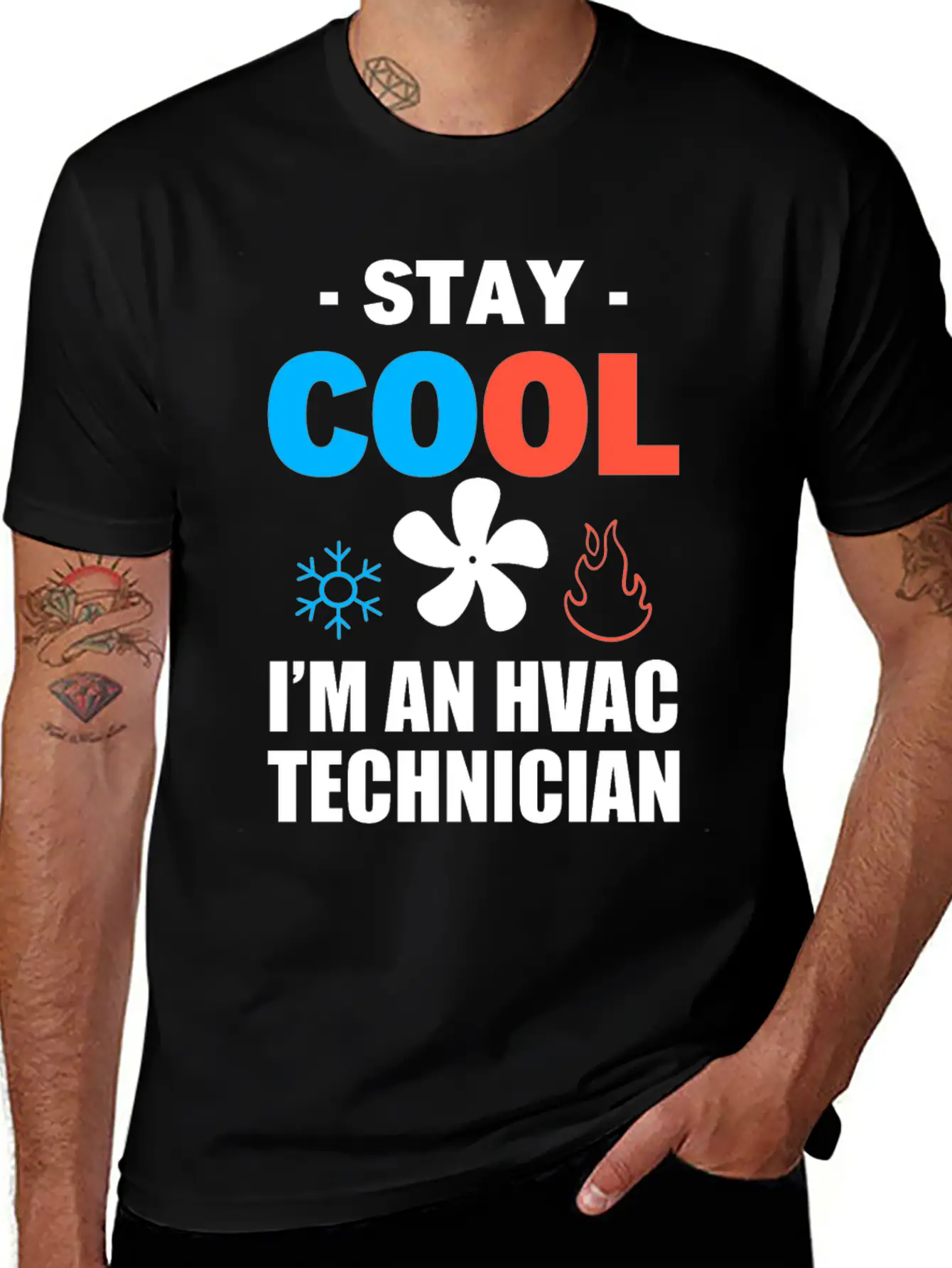Funny HVAC Tech Air-conditioning Technician Unisex Short Sleeve Soft Cotton T-Shirt – Casual Everyday Wear