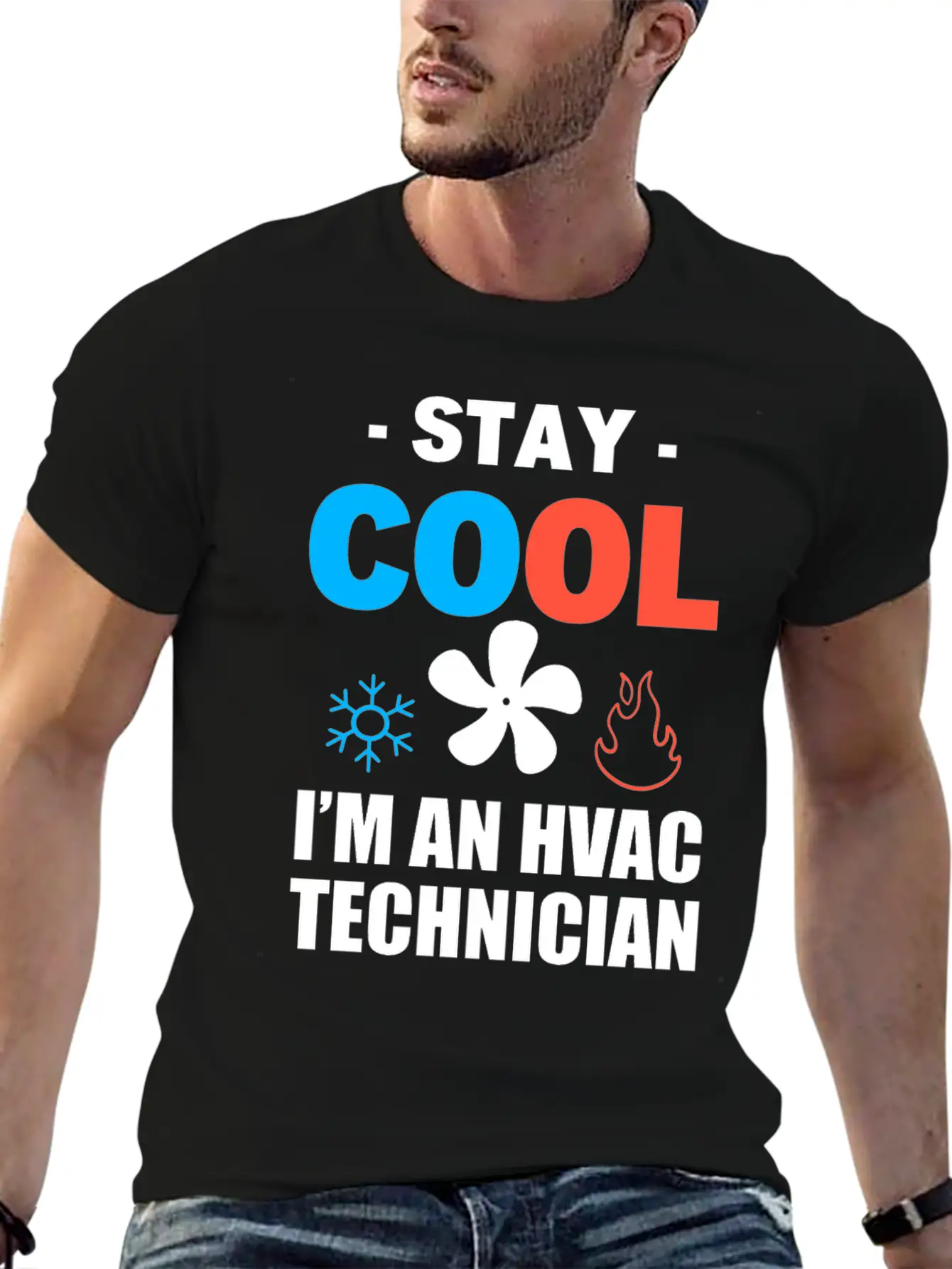 Funny HVAC Tech Air-conditioning Technician Unisex Short Sleeve Soft Cotton T-Shirt – Casual Everyday Wear
