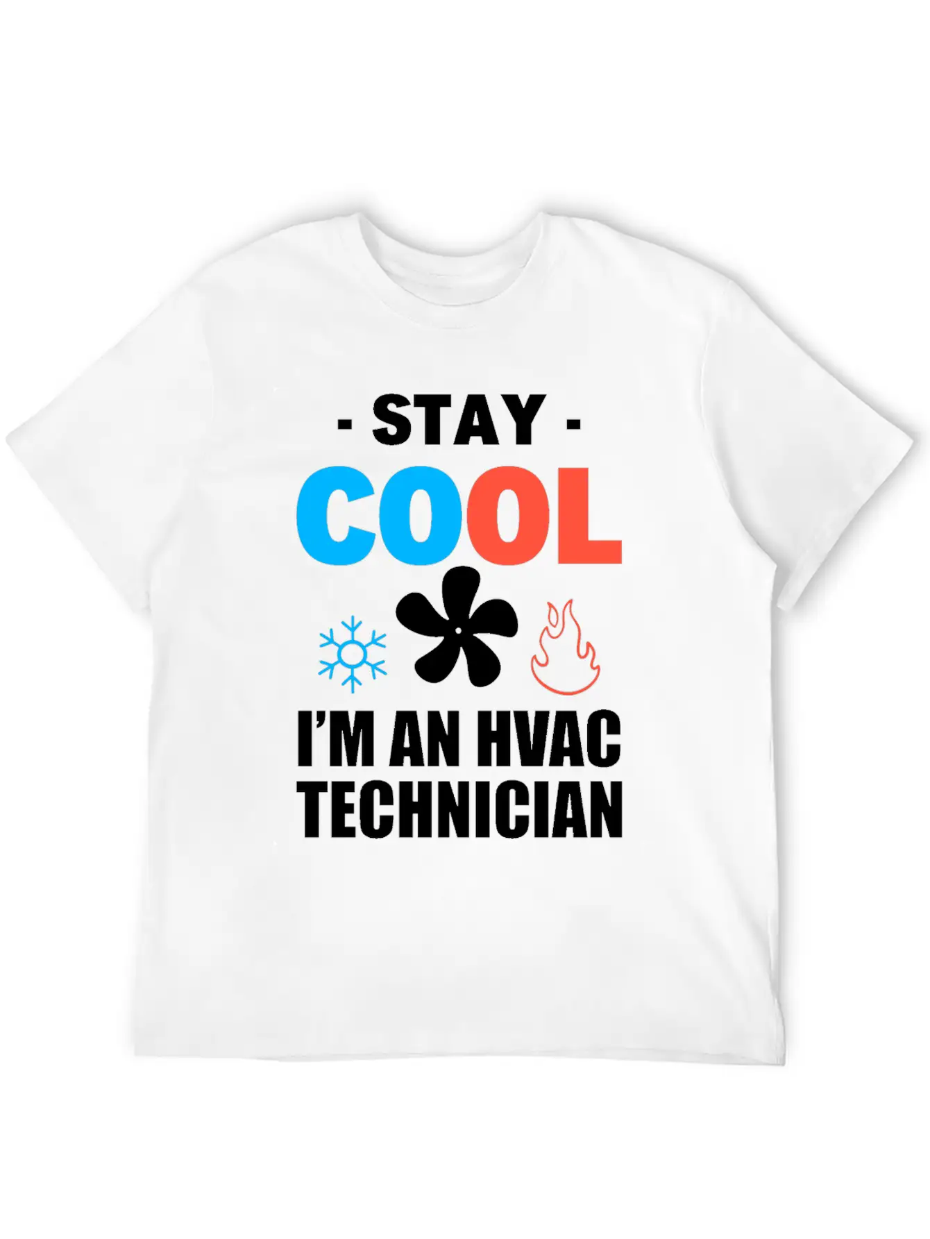 Funny HVAC Tech Air-conditioning Technician Unisex Short Sleeve Soft Cotton T-Shirt – Casual Everyday Wear