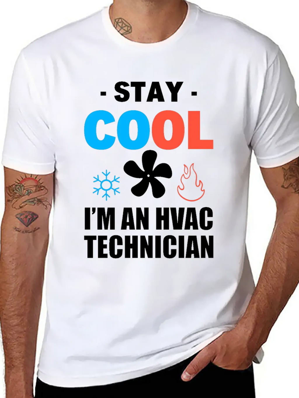Funny HVAC Tech Air-conditioning Technician Unisex Short Sleeve Soft Cotton T-Shirt – Casual Everyday Wear