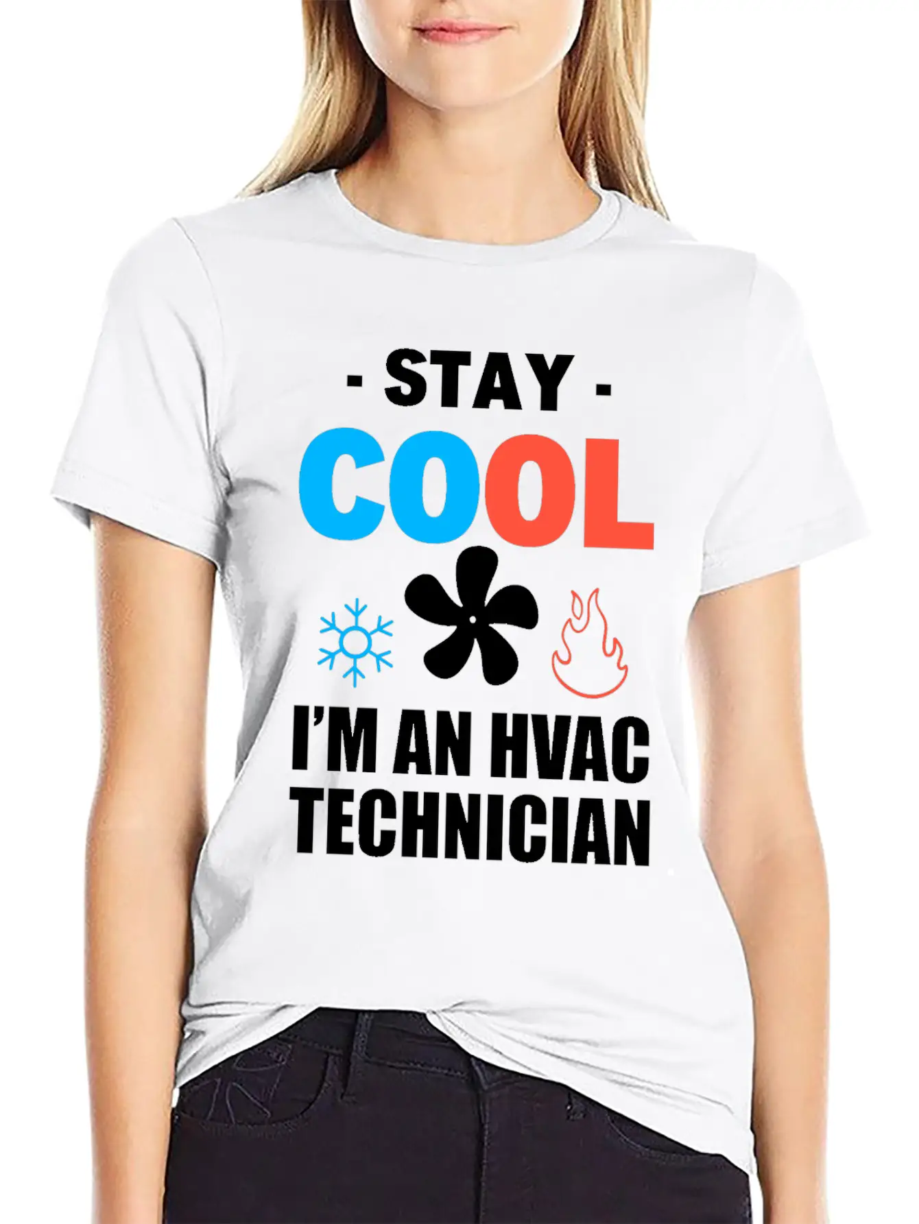 Funny HVAC Tech Air-conditioning Technician Unisex Short Sleeve Soft Cotton T-Shirt – Casual Everyday Wear