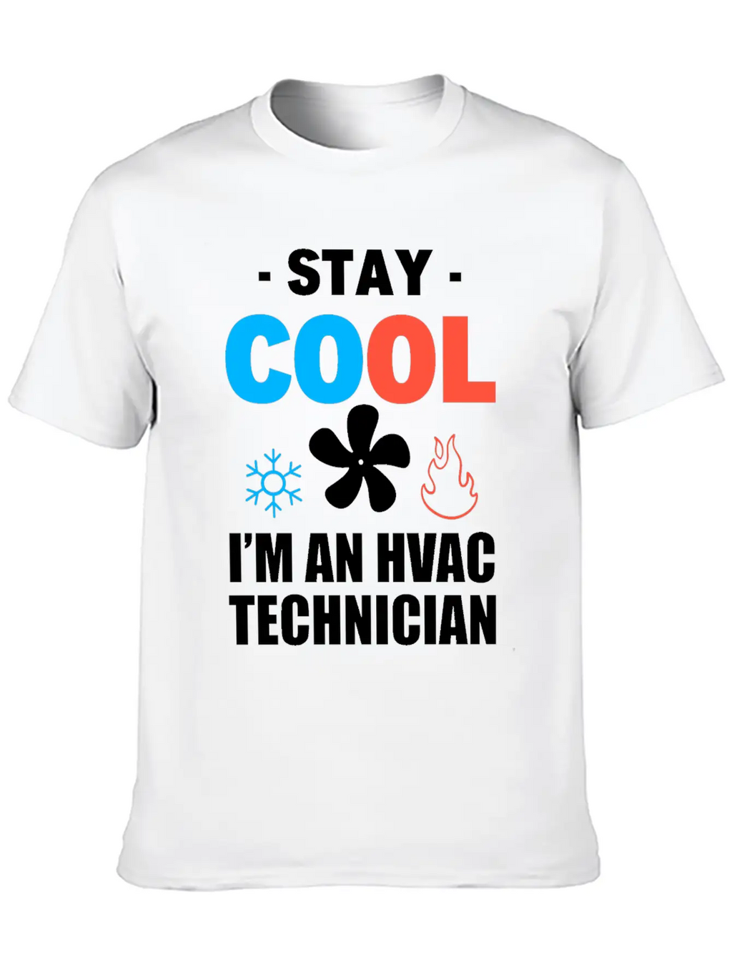 Funny HVAC Tech Air-conditioning Technician Unisex Short Sleeve Soft Cotton T-Shirt – Casual Everyday Wear