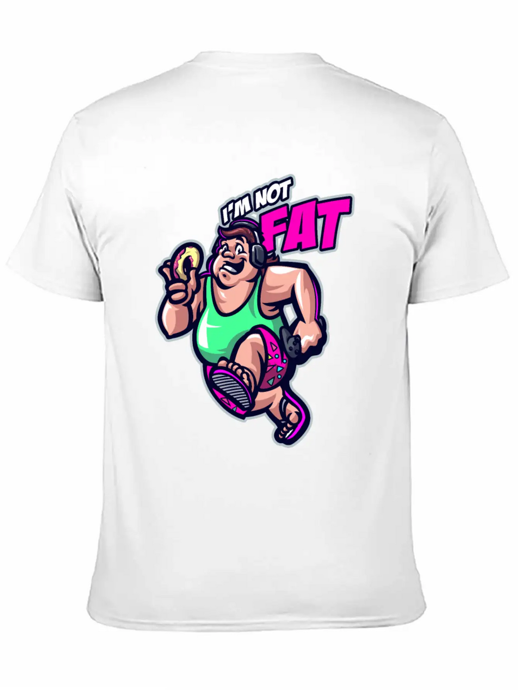 Funny I'm Not Fat In Denial Obesity Patient Classic Fit Graphic Tee For Daily Comfort – Unisex Cotton Shirt