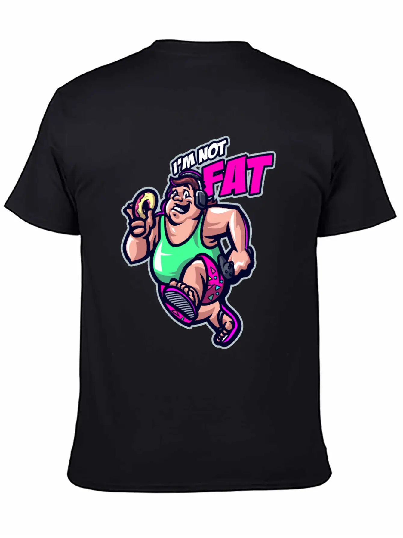 Funny I'm Not Fat In Denial Obesity Patient Classic Fit Graphic Tee For Daily Comfort – Unisex Cotton Shirt