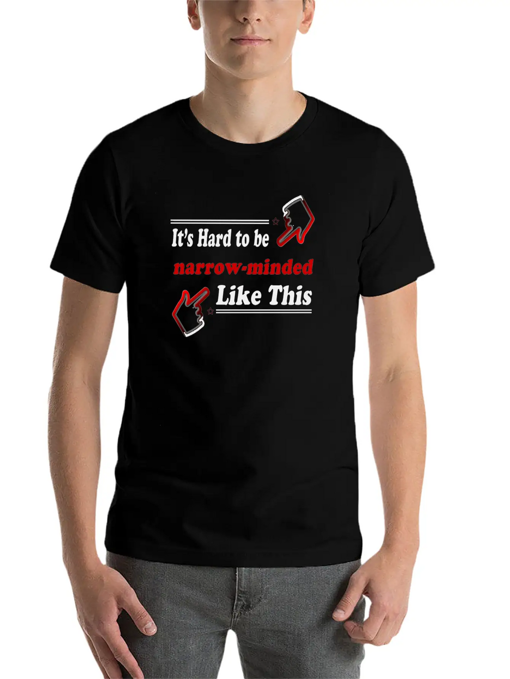 Funny Intolerant Person Sarcastic Unisex Casual T-Shirt – Clean Design For Daily Comfort