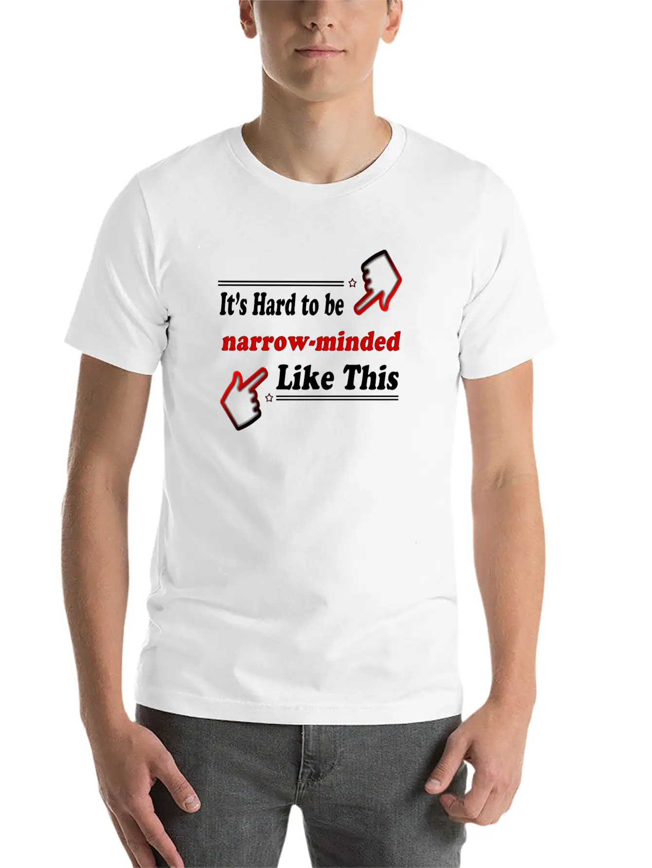 Funny Intolerant Person Sarcastic Unisex Casual T-Shirt – Clean Design For Daily Comfort