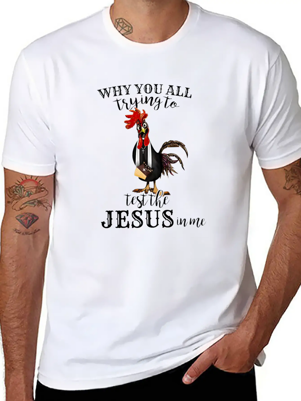 Funny Jesus Gift || Test The Jesus Breathable Soft Cotton T-Shirt – Timeless Casual Look