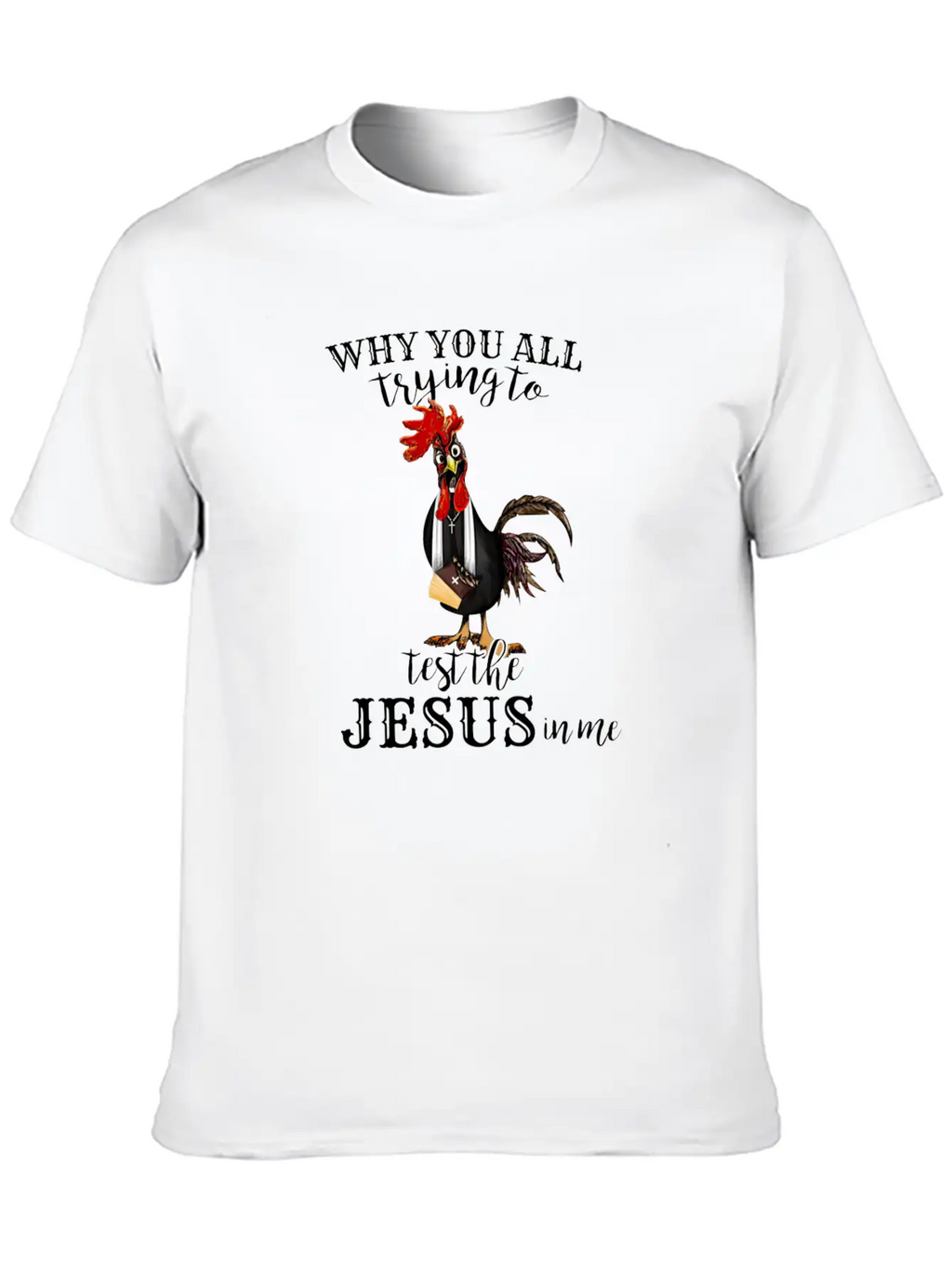 Funny Jesus Gift || Test The Jesus Breathable Soft Cotton T-Shirt – Timeless Casual Look