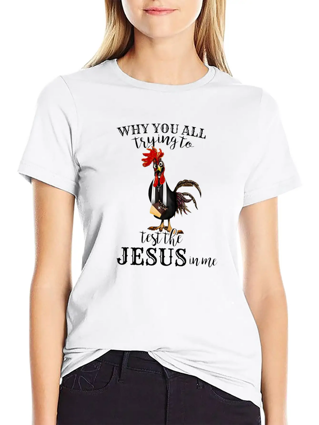 Funny Jesus Gift || Test The Jesus Breathable Soft Cotton T-Shirt – Timeless Casual Look