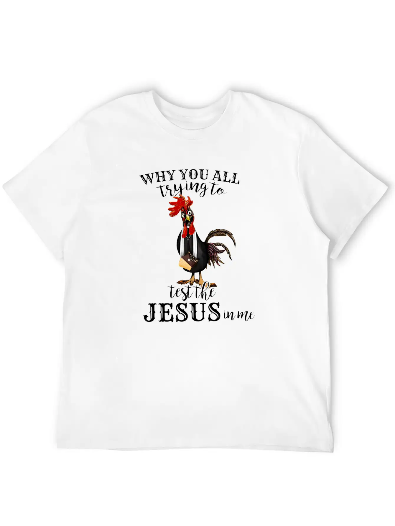 Funny Jesus Gift || Test The Jesus Breathable Soft Cotton T-Shirt – Timeless Casual Look