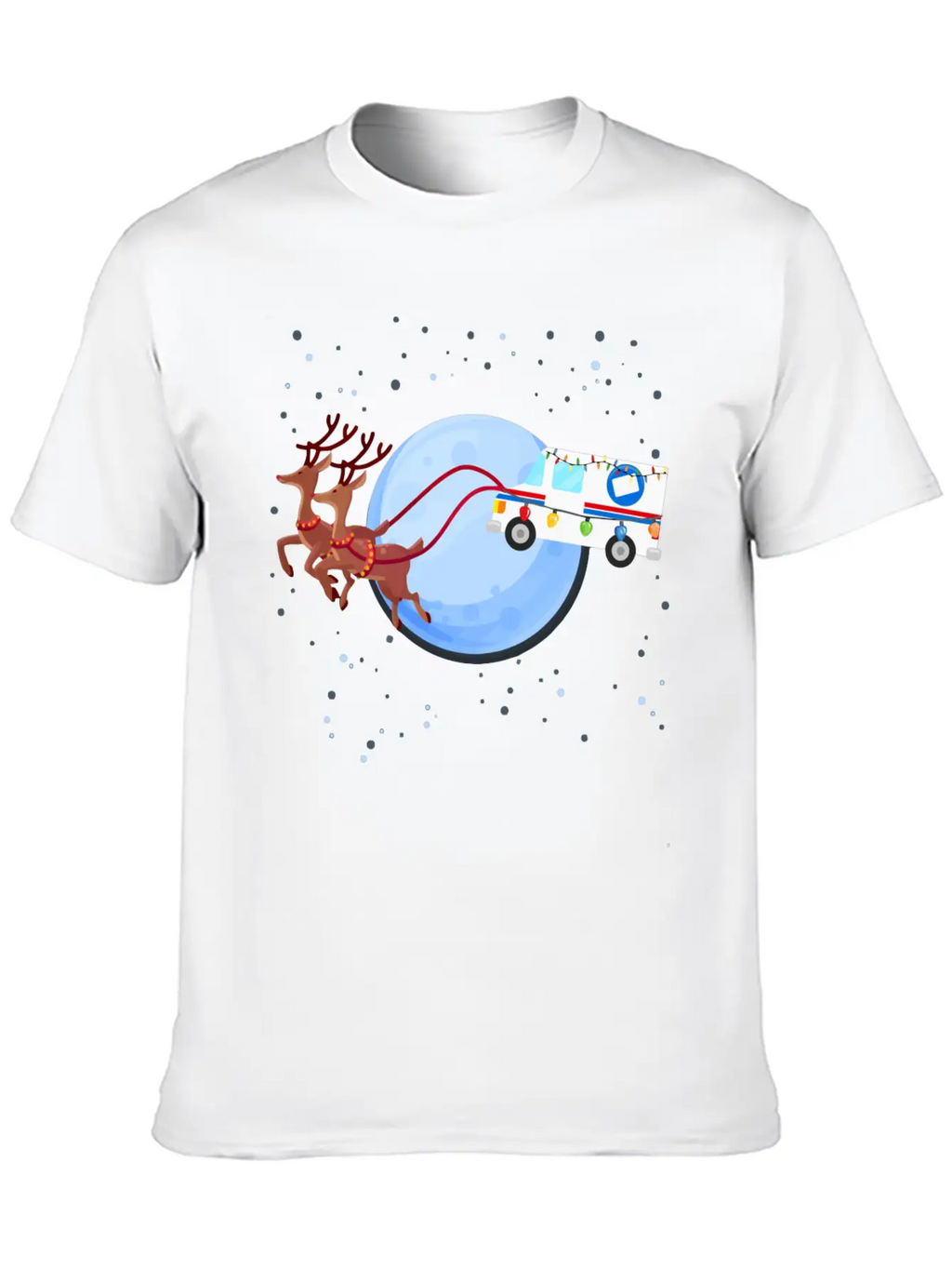 Funny Mail Truck Mailman Postal Worker Christmas G Unisex Casual T-Shirt – Clean Design For Daily Comfort