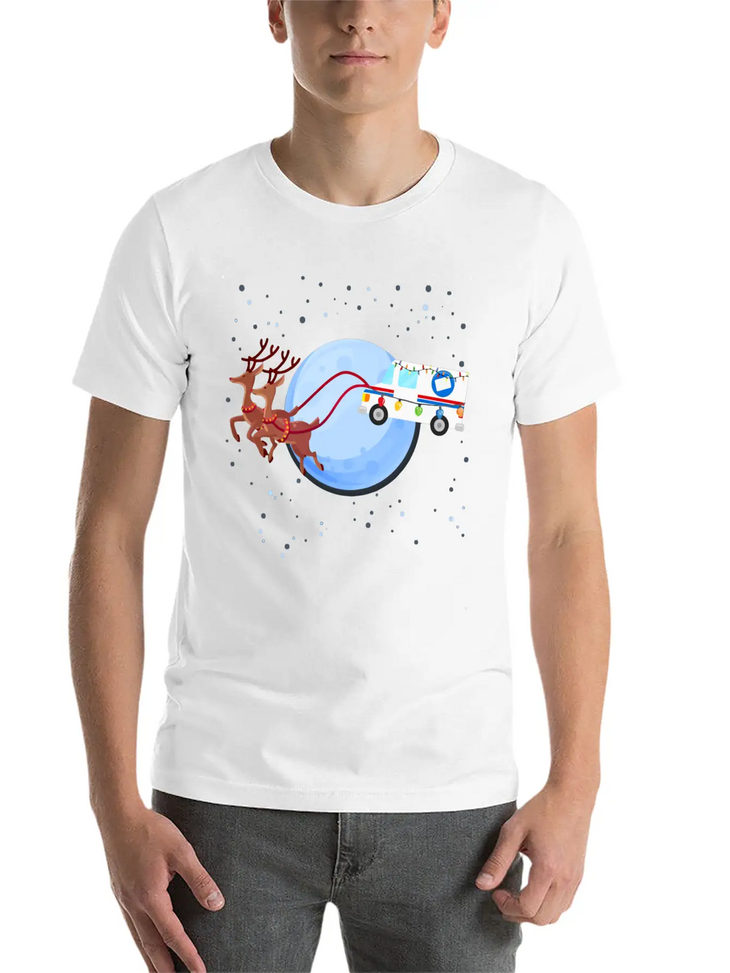 Funny Mail Truck Mailman Postal Worker Christmas G Unisex Casual T-Shirt – Clean Design For Daily Comfort