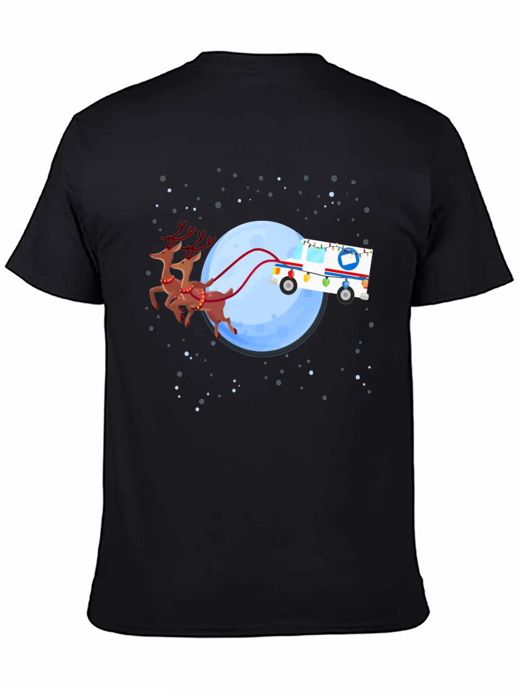 Funny Mail Truck Mailman Postal Worker Christmas G Unisex Casual T-Shirt – Clean Design For Daily Comfort