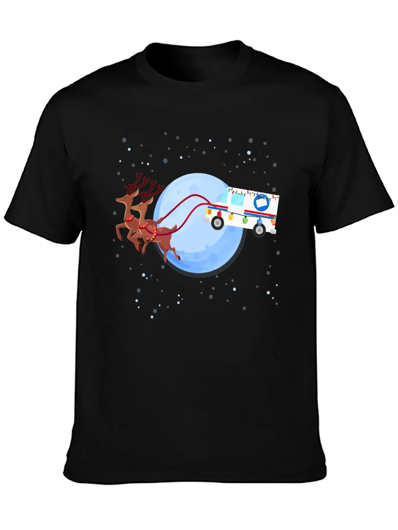 Funny Mail Truck Mailman Postal Worker Christmas G Unisex Casual T-Shirt – Clean Design For Daily Comfort