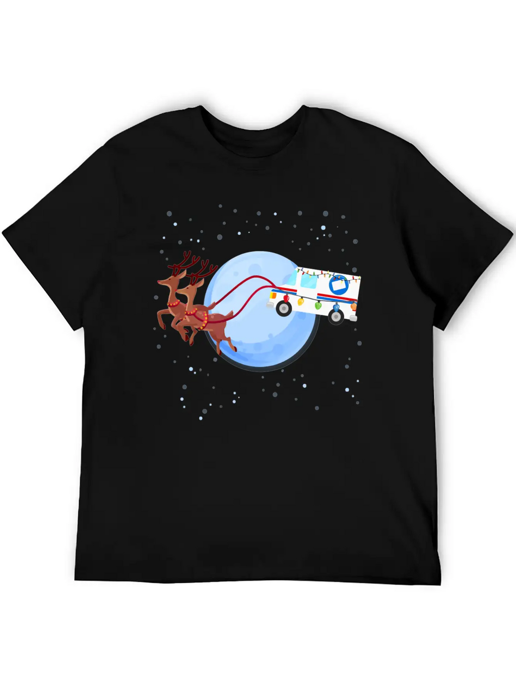 Funny Mail Truck Mailman Postal Worker Christmas G Unisex Casual T-Shirt – Clean Design For Daily Comfort