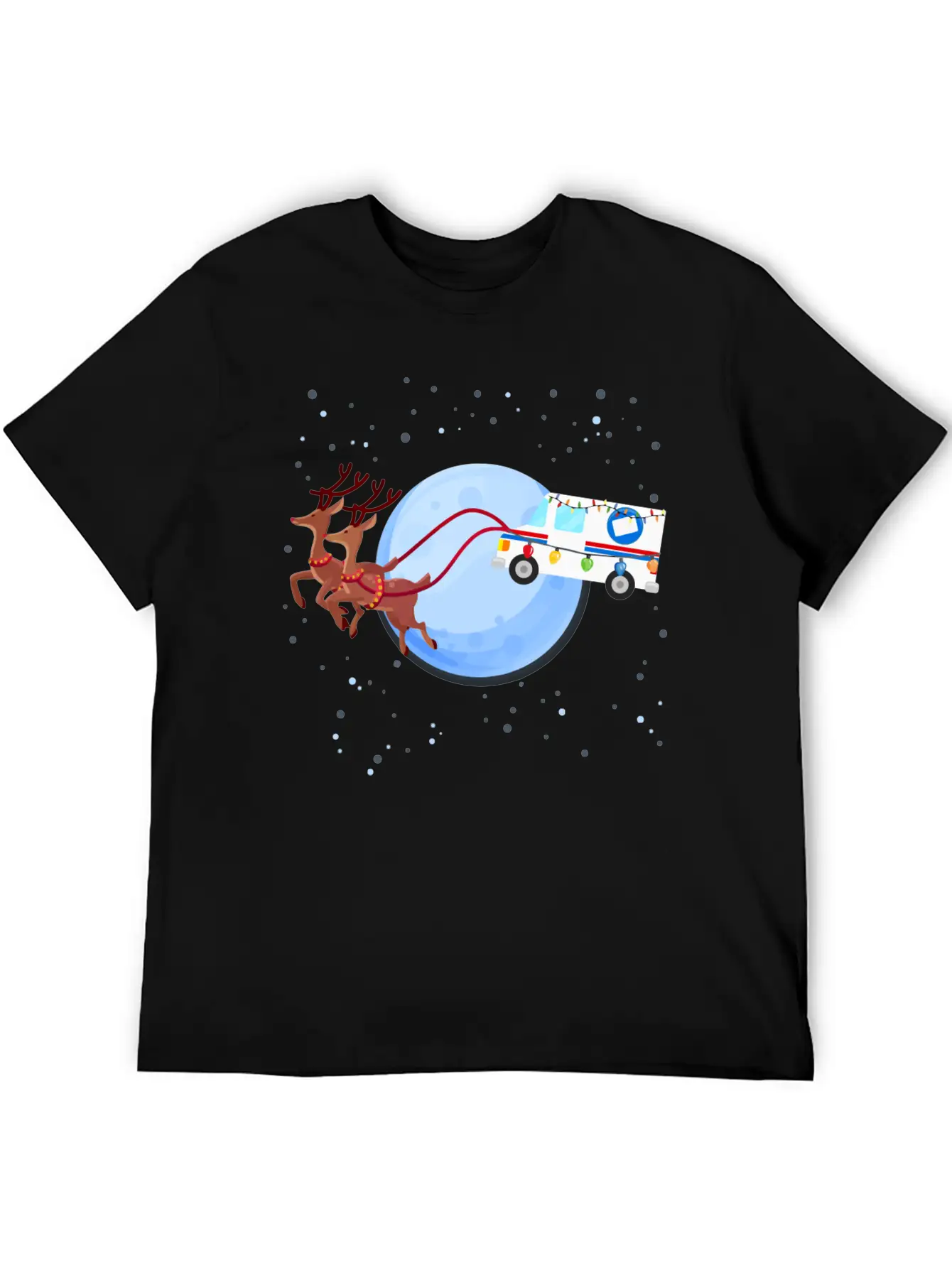 Funny Mail Truck Mailman Postal Worker Christmas G Unisex Casual T-Shirt – Clean Design For Daily Comfort