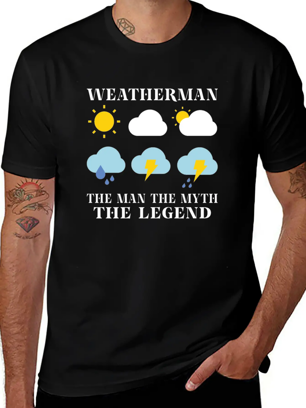 Funny Meteorology Meteorologist Weather Lover Unisex Short Sleeve Soft Cotton T-Shirt – Casual Everyday Wear