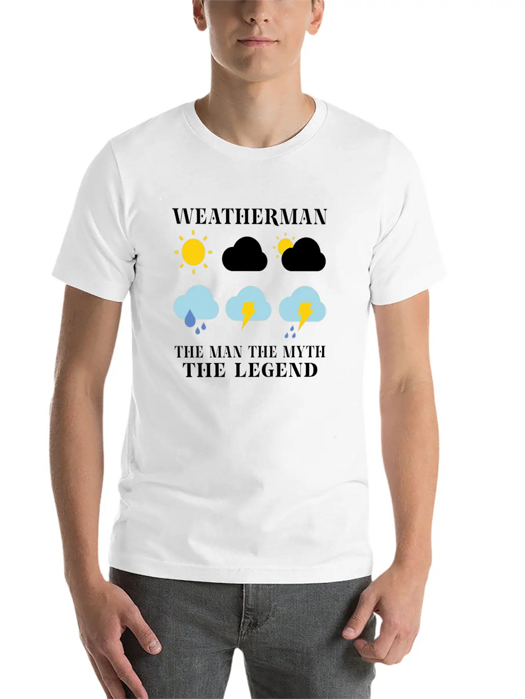 Funny Meteorology Meteorologist Weather Lover Unisex Short Sleeve Soft Cotton T-Shirt – Casual Everyday Wear